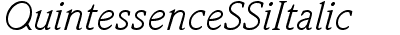 Quintessence SSi Italic