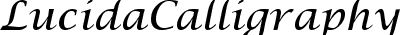 Lucida Calligraphy Italic