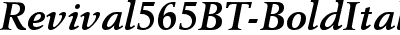 Revival 565 Bold Italic BT