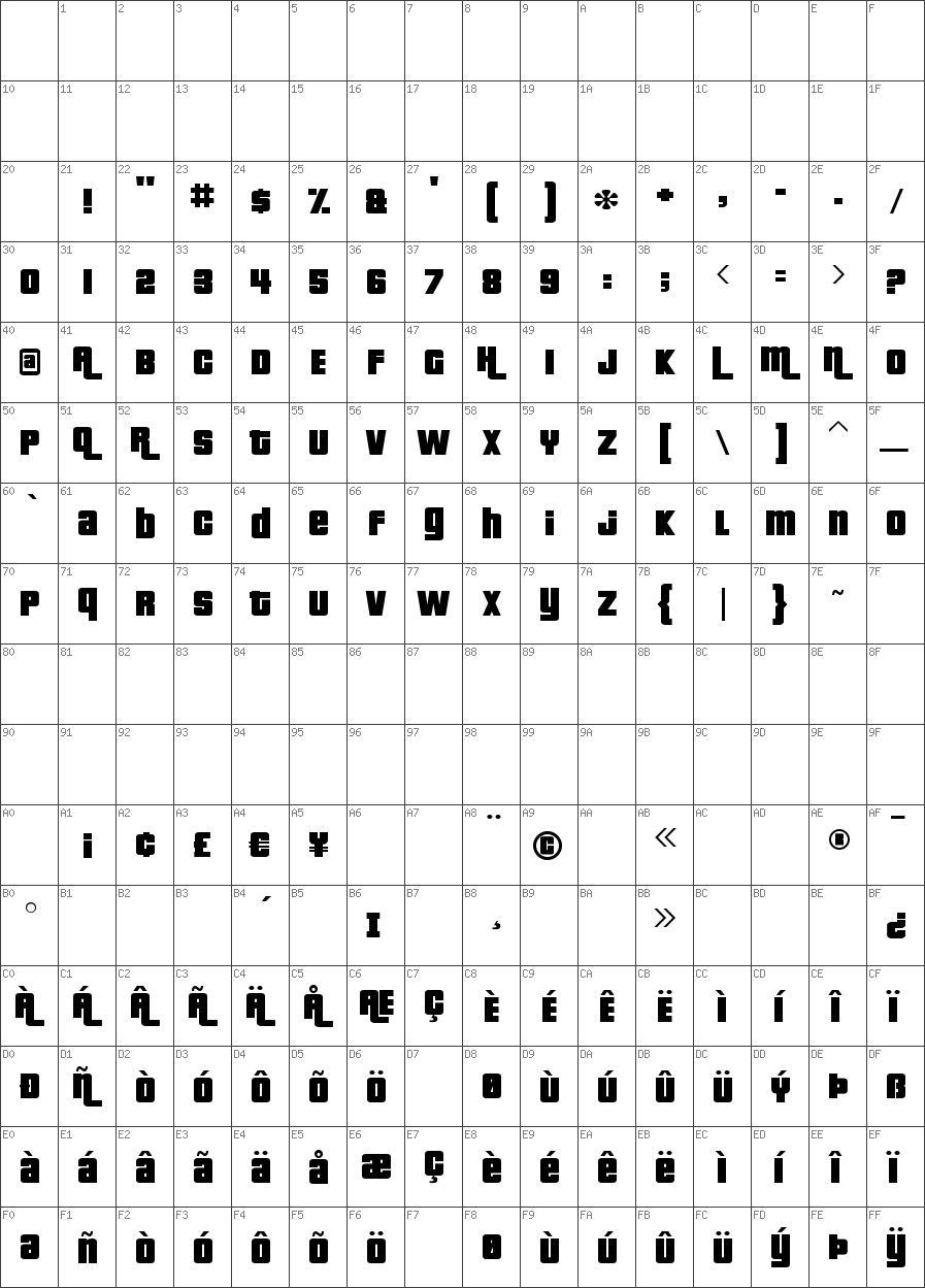 Pricedown font