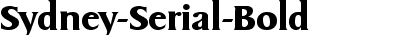 Sydney-Serial-Bold DB