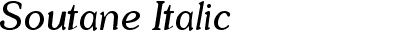 Soutane Italic