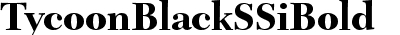 Tycoon Black SSi Bold