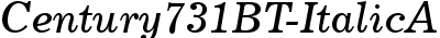 Century731 BT Italic