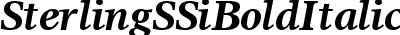 Sterling SSi Bold Italic