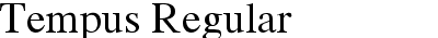 Tempus Regular