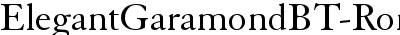 Elegant Garamond BT