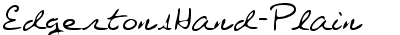 EdgertonsHand Regular