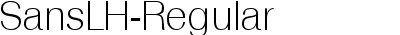 SansLH Regular