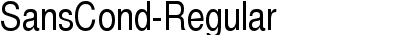 SansCond Regular