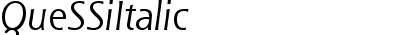 Que SSi Italic