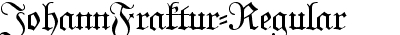 JohannFraktur-Regular DB