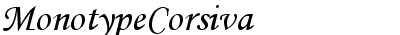 Monotype Corsiva