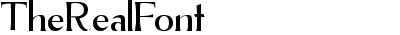 The Real Font
