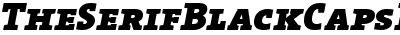 TheSerifBlack CapsItalic