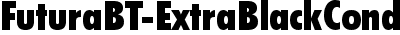 Futura Extra Black Condensed BT