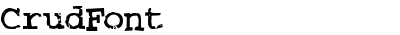 Crud Font