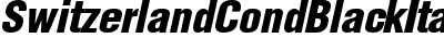 SwitzerlandCondBlack Italic