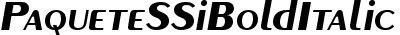 Paquete SSi Bold Italic