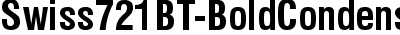 Swiss 721 Bold Condensed BT