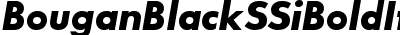 Bougan Black SSi Bold Italic