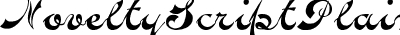 Novelty Script plain