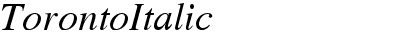 Toronto Italic