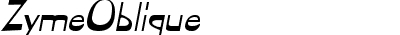 Zyme  Oblique