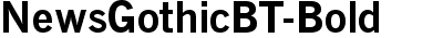 News Gothic Bold BT