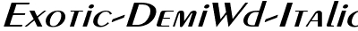 Exotic-Demi Wd Italic