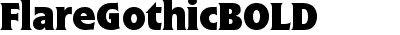 Flare Gothic BOLD