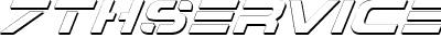 7th Service Outline Italic