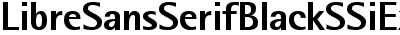 Libre SansSerif Black SSi Extra Bold
