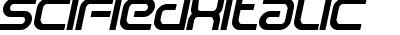 Sci Fied X Italic