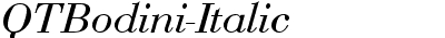 QTBodini Italic