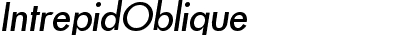 Intrepid Italic