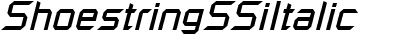 Shoestring SSi Italic