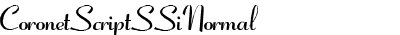 Coronet Script SSi Normal