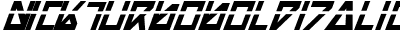 Nick Turbo Bold Italic Las