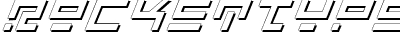 Rocket Type Shadow Italic