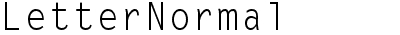 Letter Normal
