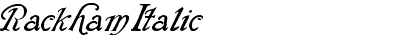 Rackham Italic