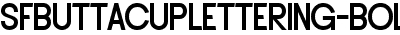 SF Buttacup Lettering Bold