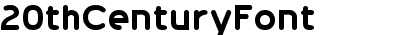 20th Century Font