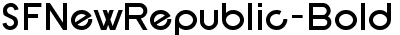 SF New Republic Bold
