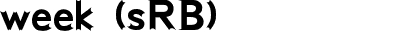 week (sRB)