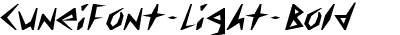 CuneiFont-Light Bold
