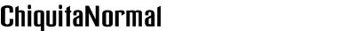 Chiquita Normal