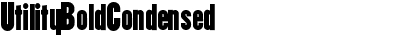 Utility BoldCondensed