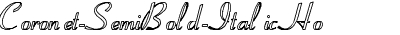 Coronet-SemiBold-Italic Ho